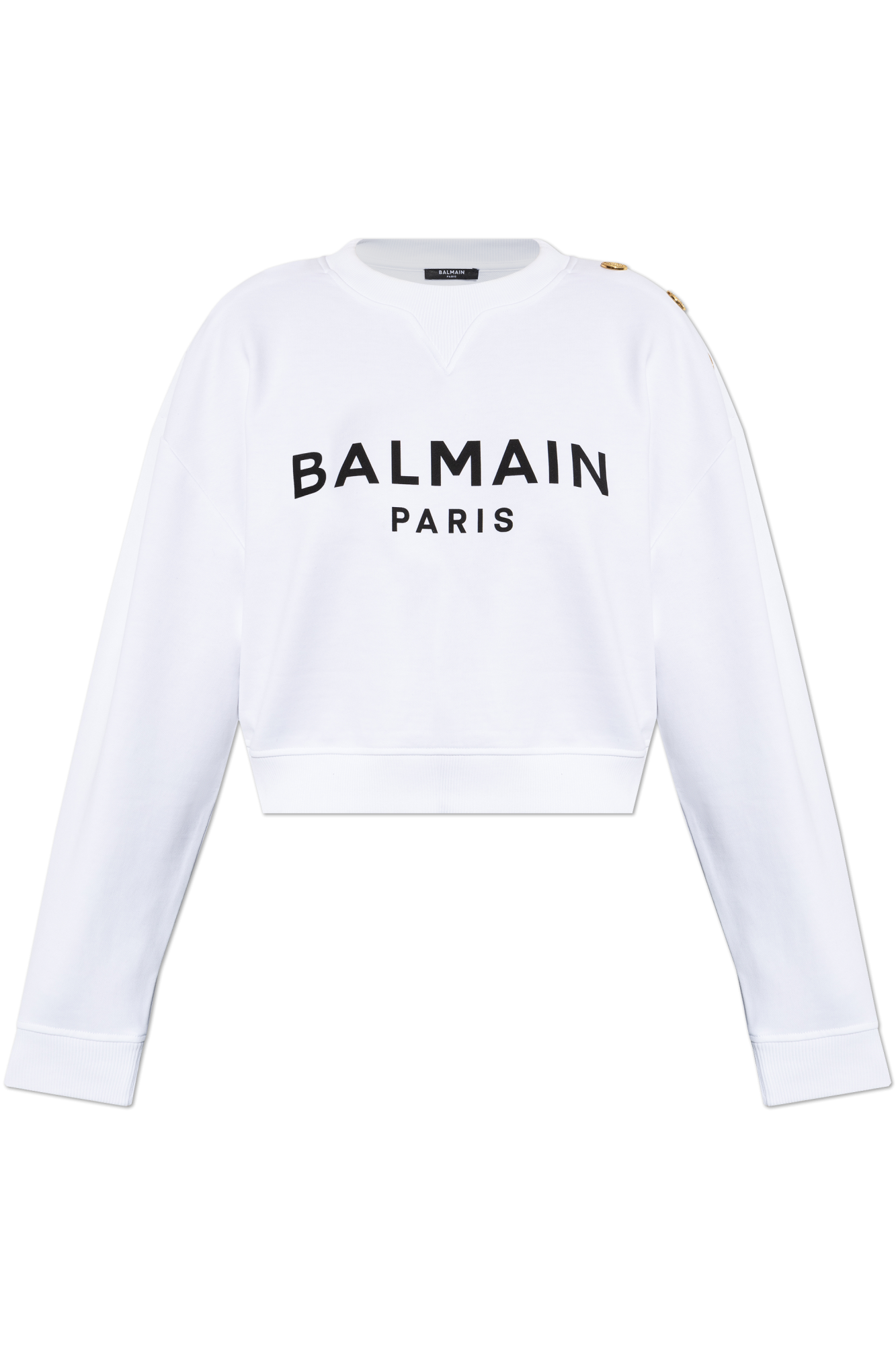 BALMAIN タンクトップ 白　34 Relaxed printed tank top white white - Men | BALMAIN